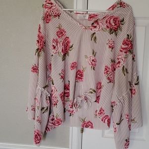 Lavender Field Flowy Boho top